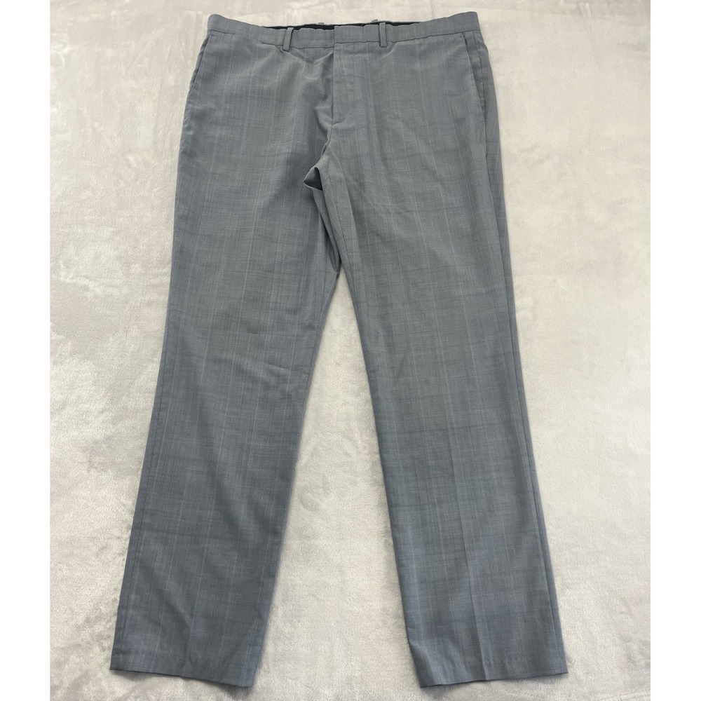 Theory Pants Men 36 Blue Plaid Jake W- Thurston Straight Leg Trouser Preppy